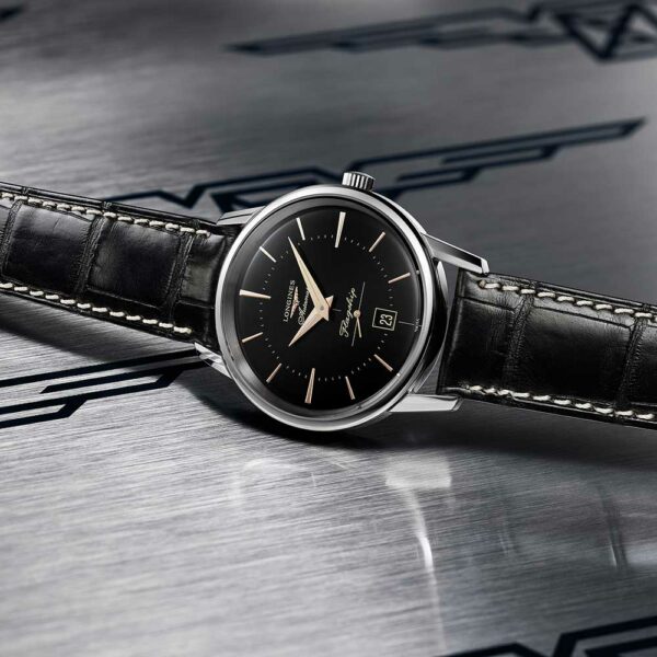 Longines Flagship Heritage Black Automatic 38.5 mm Watch