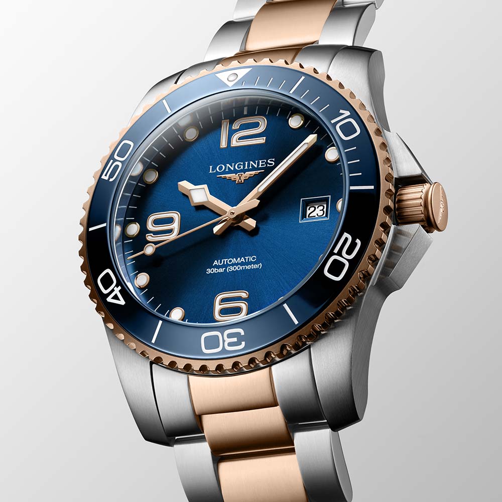 Longines Hydroconquest Automatikuhr Stahl Blau 41 mm