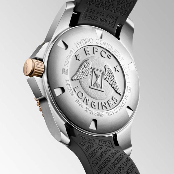 Longines Hydroconquest Black Caucciu Automatic 41mm Watch