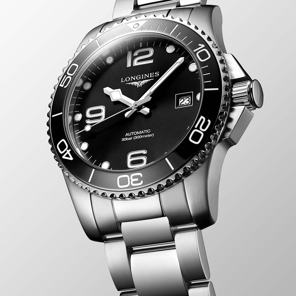 Longines Hydroconquest Black Automatic 41mm Watch