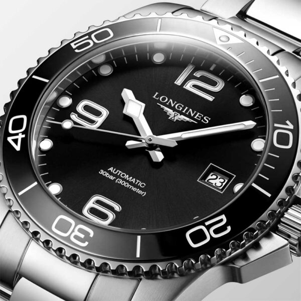 Longines Hydroconquest Black Automatic 41mm Watch