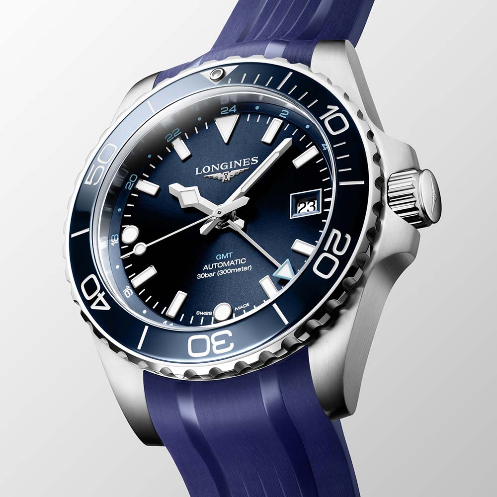 Longines Hydroconquest GMT Blau Uhr 41 mm