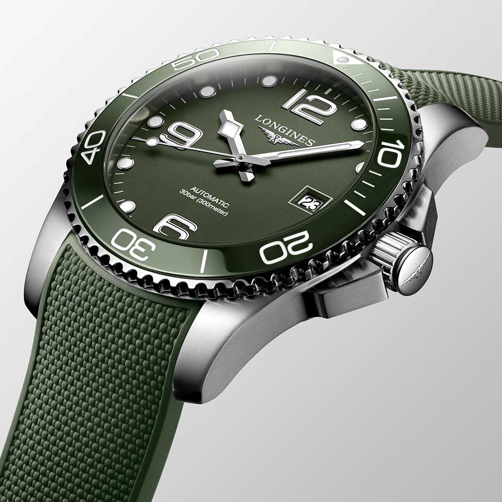 Longines Hydroconquest Grün Automatik 41 mm Uhr