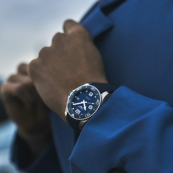 Longines Hydroconquest Rubber Blue 41mm Watch