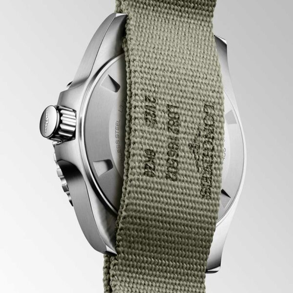 Longines Hydroconquest GMT Verde Nato 41 mm Uhr