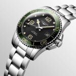 Longines Hydroconquest Automatic Green Steel 41mm Watch