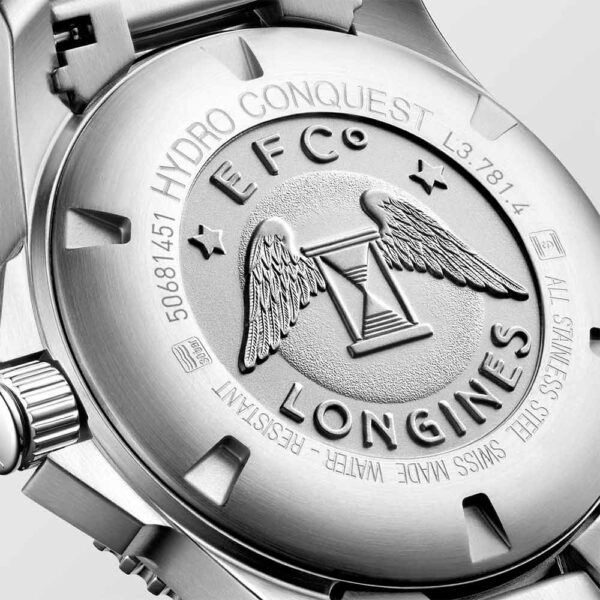 Longines Hydroconquest Automatikuhr Grüner Stahl 41 mm