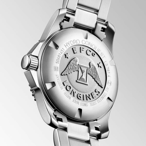 Longines Hydroconquest Automatikuhr Grüner Stahl 41 mm