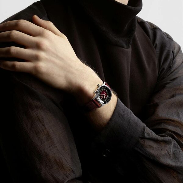 Longines Legend Diver Automatik Bordeaux 36 mm Stahluhr