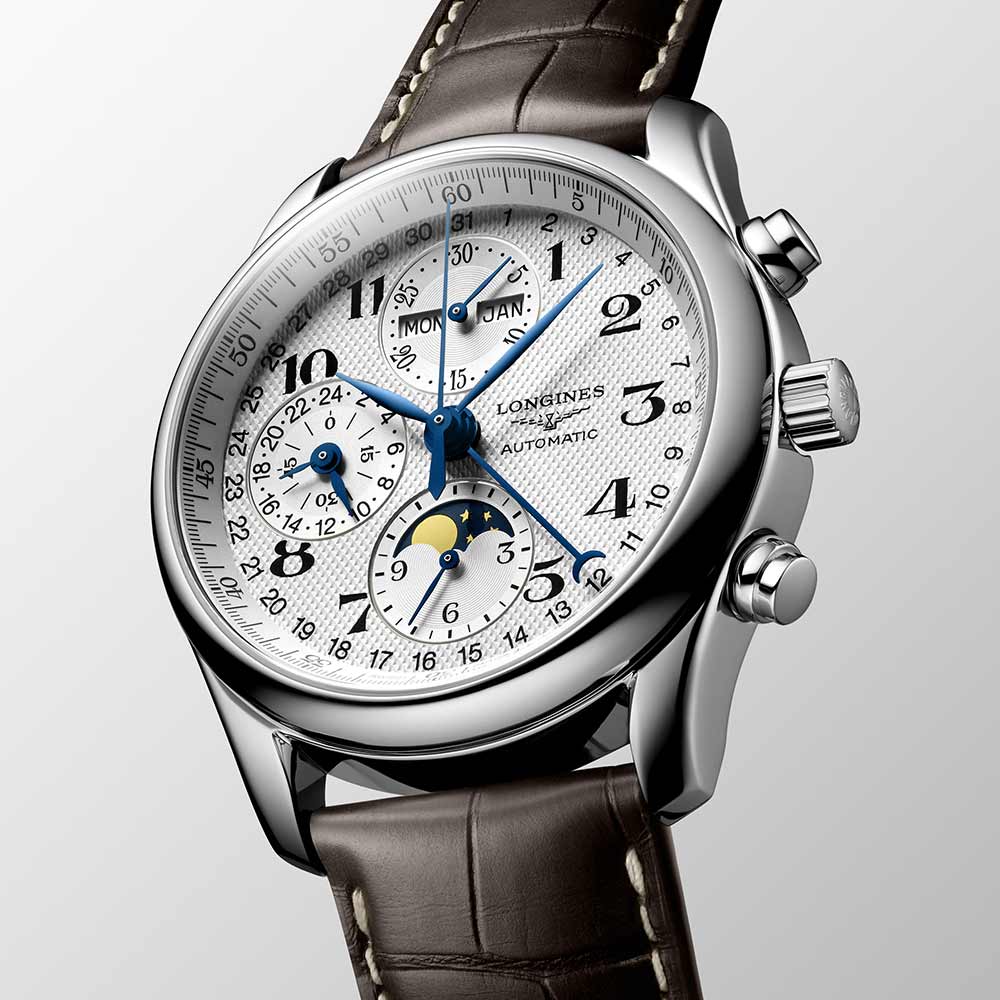 Longines Master Collection Watch White Chronograph 40 mm