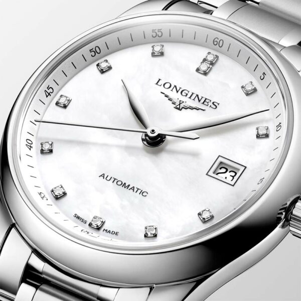 Longines Master Collection Automatikuhr aus Stahl Perlmutt 29 mm