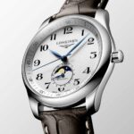 Longines Master Collection Automatic Schwarzes Leder 40 mm Uhr