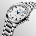 Longines Master Collection Automatikuhr aus Stahl Silber 29 mm