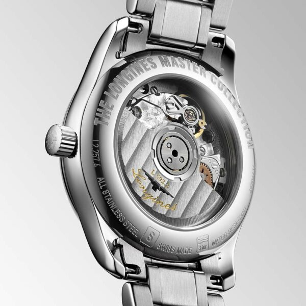 Longines Master Collection Automatic Silver Leather Watch Brown 42 mm