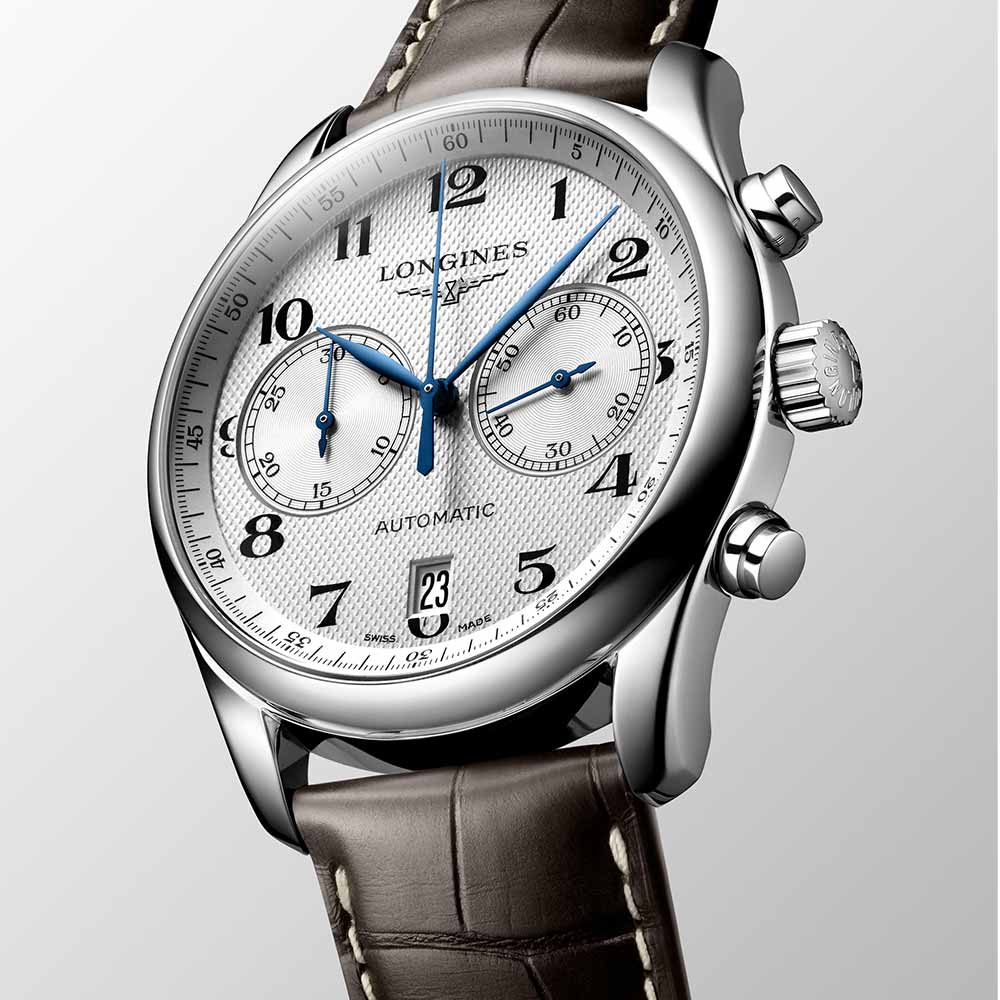 Orologio Longines Conquest Quarzo Acciaio Nero 41 mm