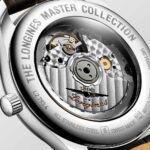 Longines Master Collection Automatische Lederuhr Braun Silber Grains d'Orge 40 mm