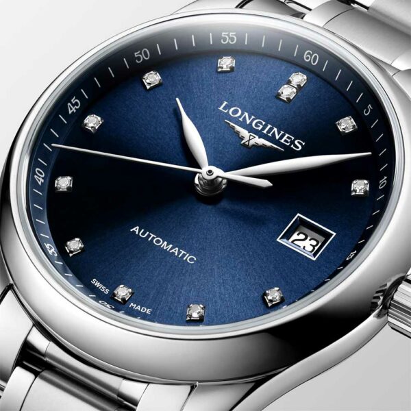 Longines Master Collection Automatikuhr aus Stahl Blau 29 mm
