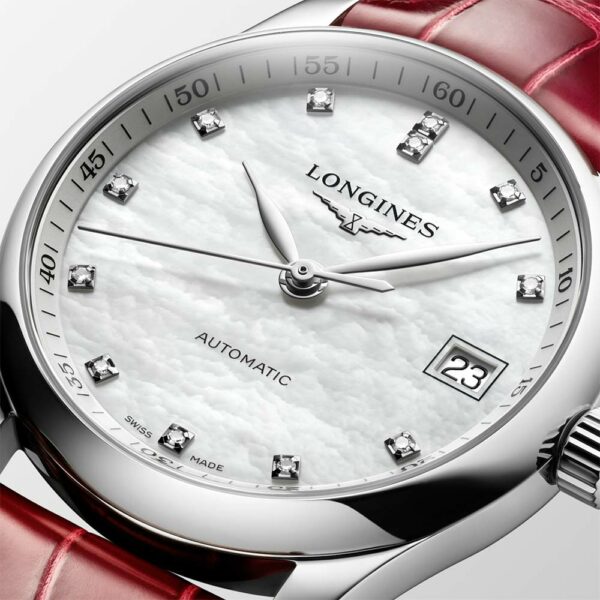 Longines Master Collection Mother of Pearl and Diamonds Watch 34 mm