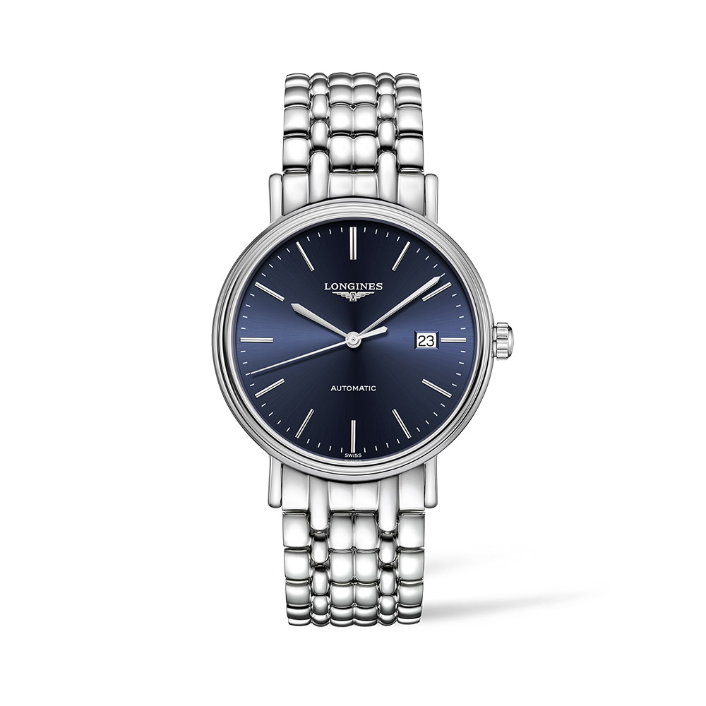 Longines Présence Blau Automatik 40 mm Uhr