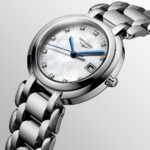 Longines Primaluna Mother of Pearl and Diamonds Quartz 30mm Watch