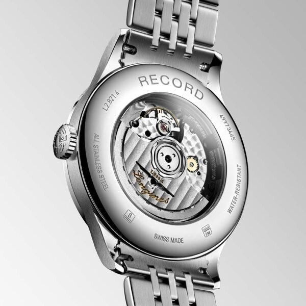 Longines Record Collection Grey Automatic Steel 40mm Watch