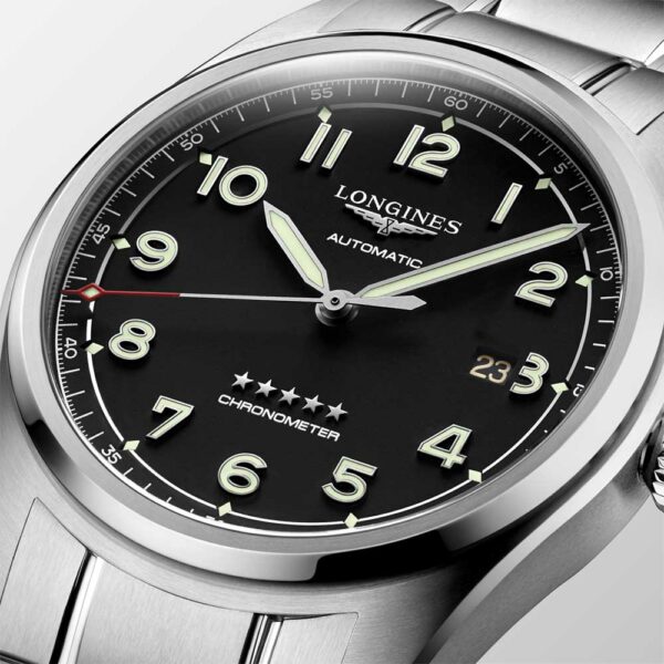 Longines Spirit Schwarz Chronometer Automatik 42 mm Uhr