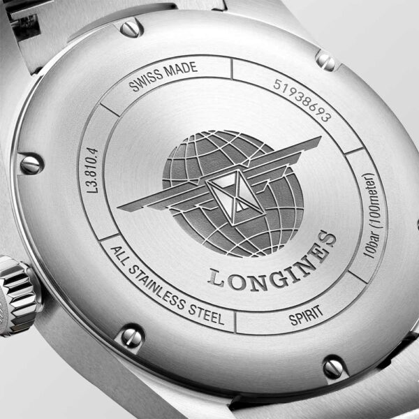 Longines Spirit Chronometer Automatik Schwarz Stahl 40 mm Uhr