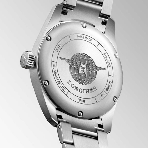 Longines Spirit Chronometer Automatik Schwarz Stahl 40 mm Uhr
