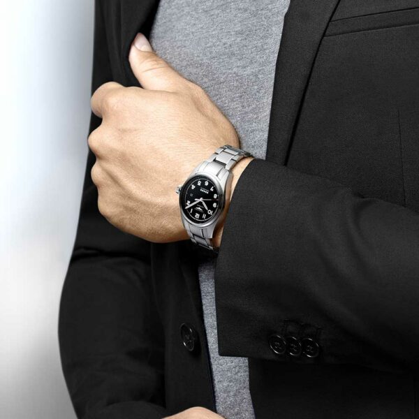 Longines Spirit Chronometer Automatik Schwarz Stahl 40 mm Uhr