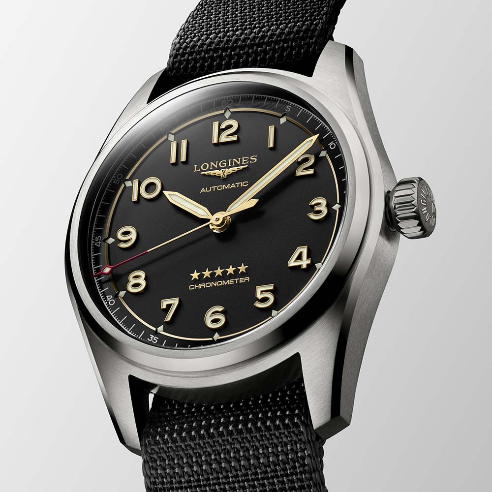 Orologio Longines Master Collection Automatico Nero Pelle Nera 40 mm