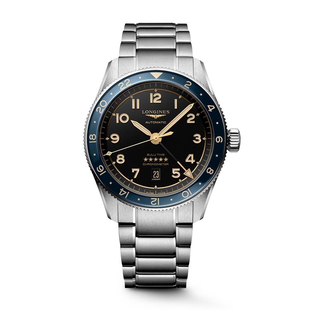 Longines Spirit Zulu Time Blu 42mm