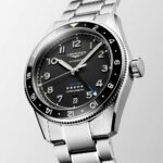 Longines Spirit Zulu Time Black Steel 39 mm Watch