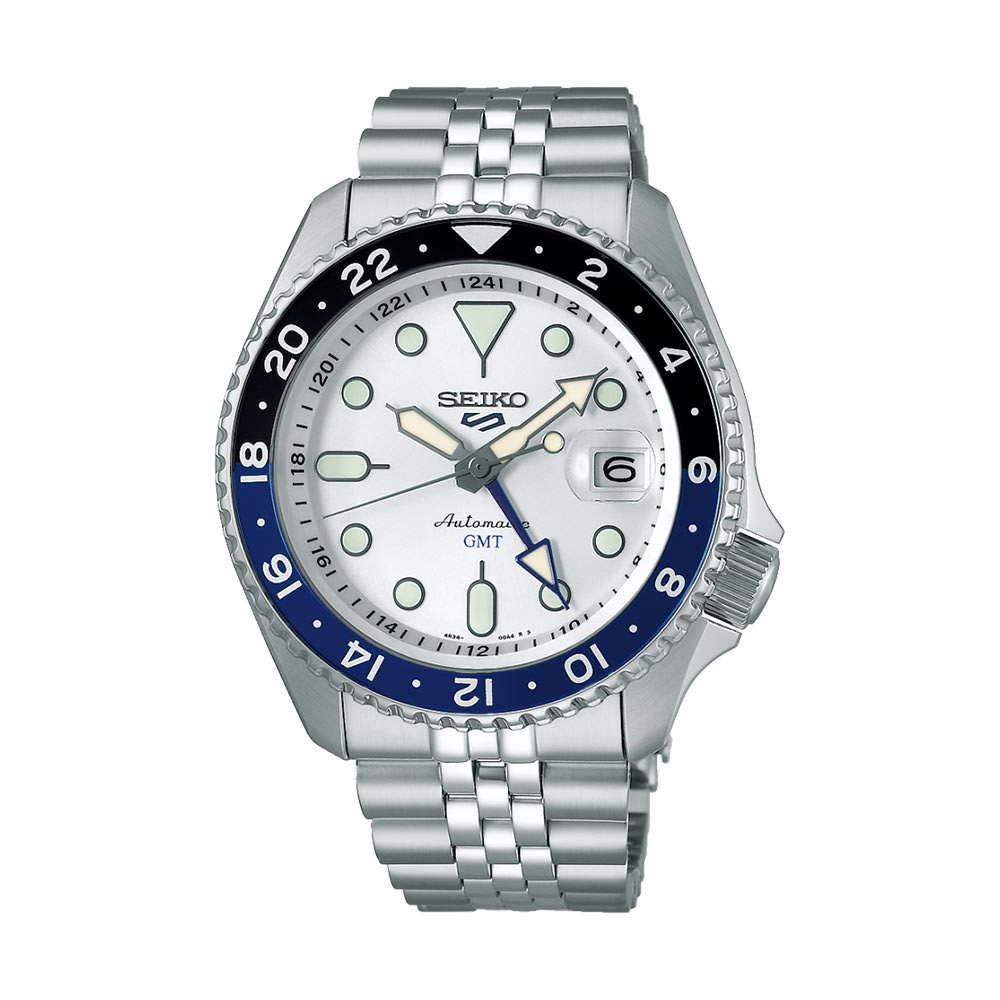 Orologio Seiko 5 Sport GMT Bianco Automatico 42,5 mm SSK033K1