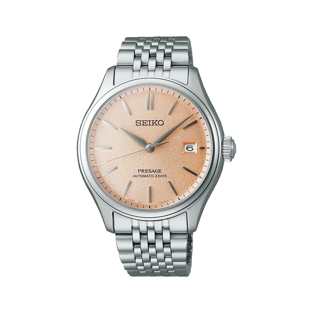 Seiko Presage Automatic Orange 40.20mm Watch SPB467J1