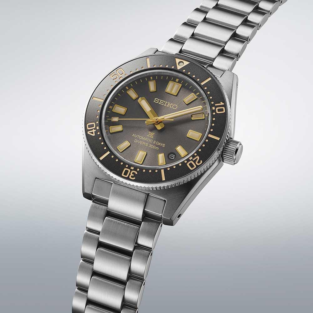 Seiko Prospex Automatic Diver 1965 Grey 40mm Watch SPB455J1