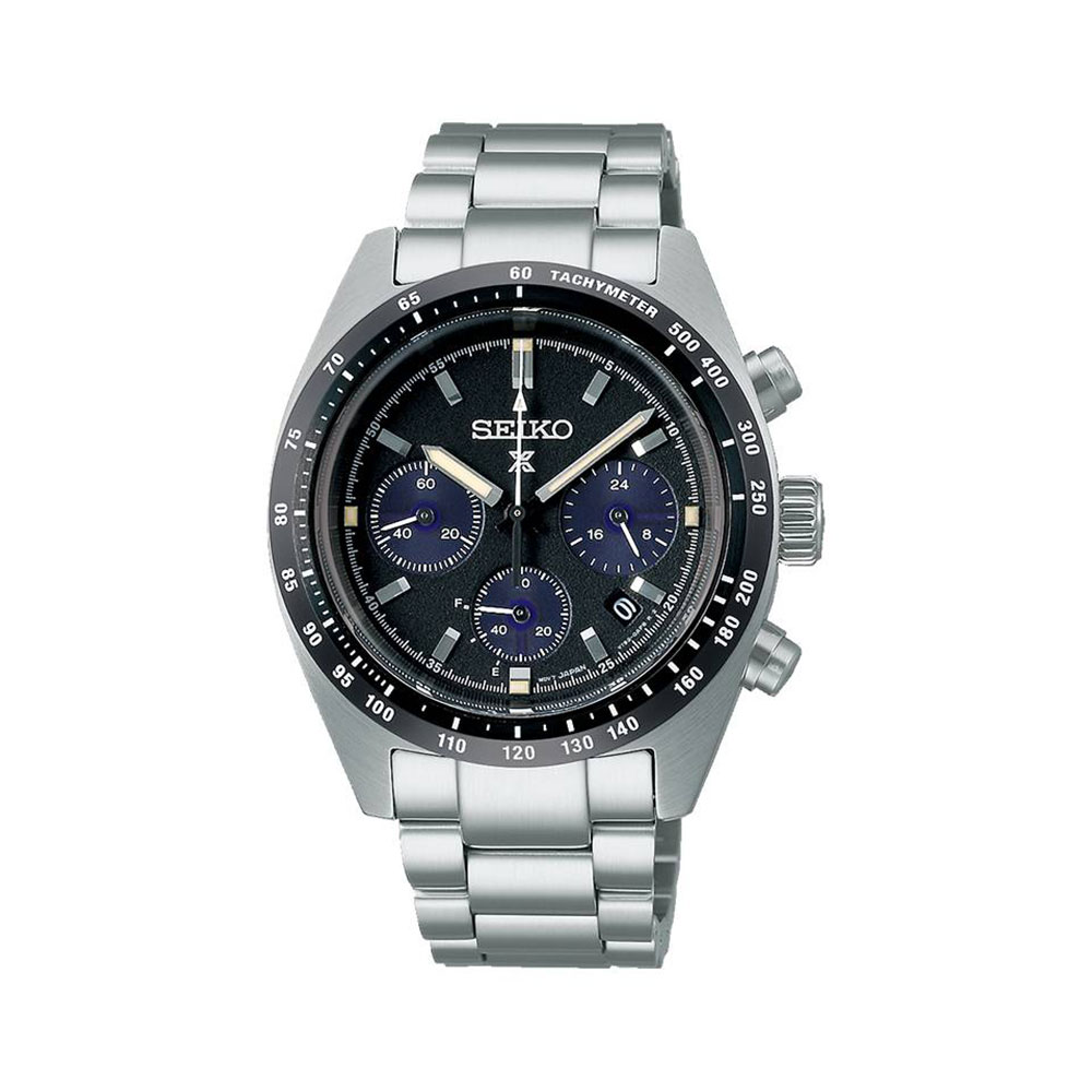 Seiko SSC819P1 Prospex Solar Quartz Black Steel 39 mm