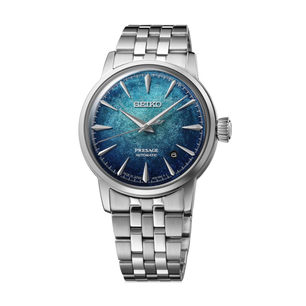 Seiko HCB001J1 Presage Cocktail Time Automatico Blu 38,5mm Seiko HCB001J1 Presage Cocktail Time Automatico Blu 38,5mm
