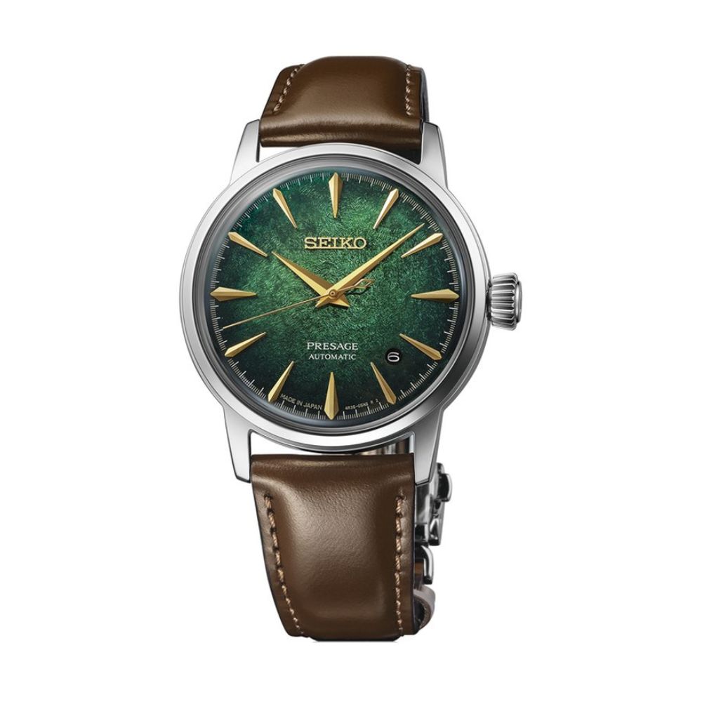 Seiko HCB002J1 Presage Cocktail Time Automatico Verde 38,5mm Seiko HCB002J1 Presage Cocktail Time Automatico Verde 38,5mm