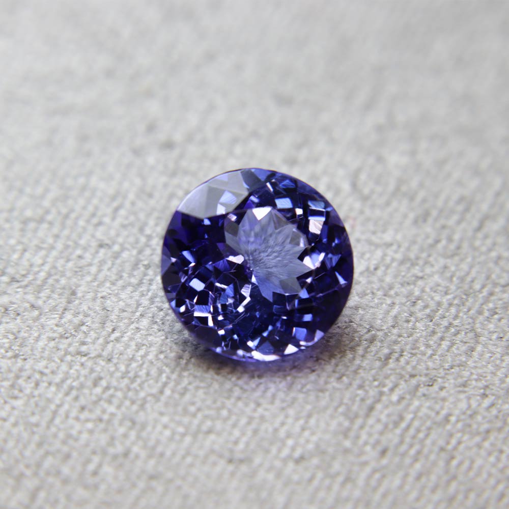 Tanzanite Blu Taglio Rotondo 2,28 Carati Tanzanite Blu Taglio Rotondo 2,28 Carati