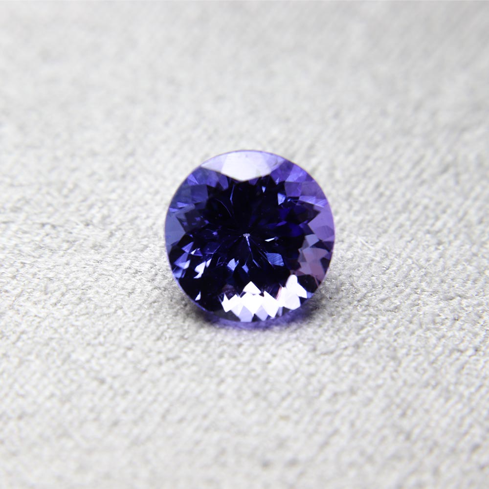 Tanzanite Blu Taglio Rotondo 2,58 Carati Tanzanite Blu Taglio Rotondo 2,58 Carati