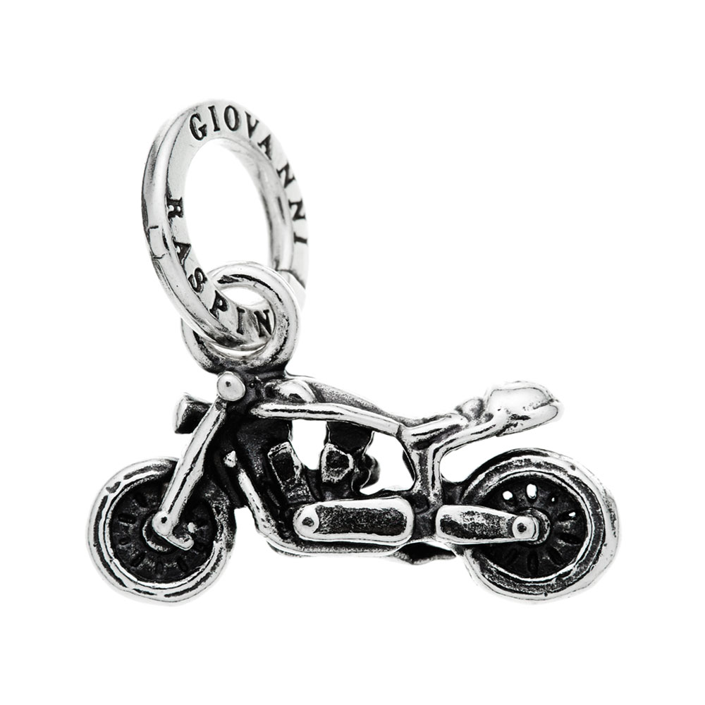 Giovanni Raspini Motorcycle Charm in Silver