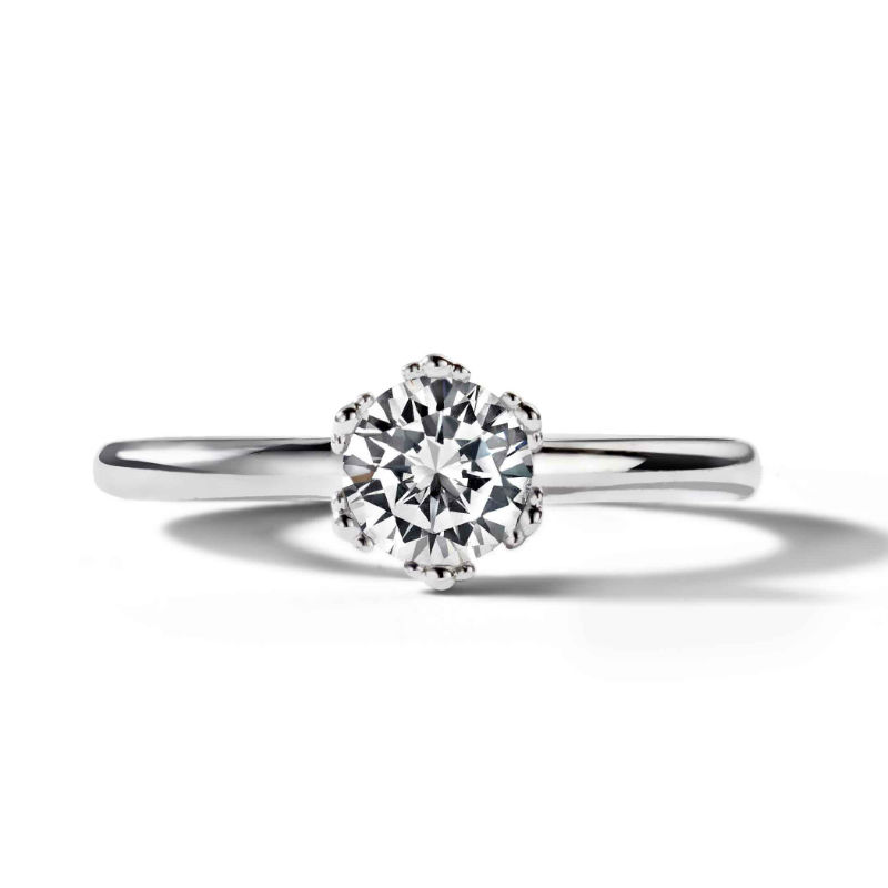 Ti Sento Milano Women's 925 Sterling Silver Solitaire Ring With Cubic Zirconia