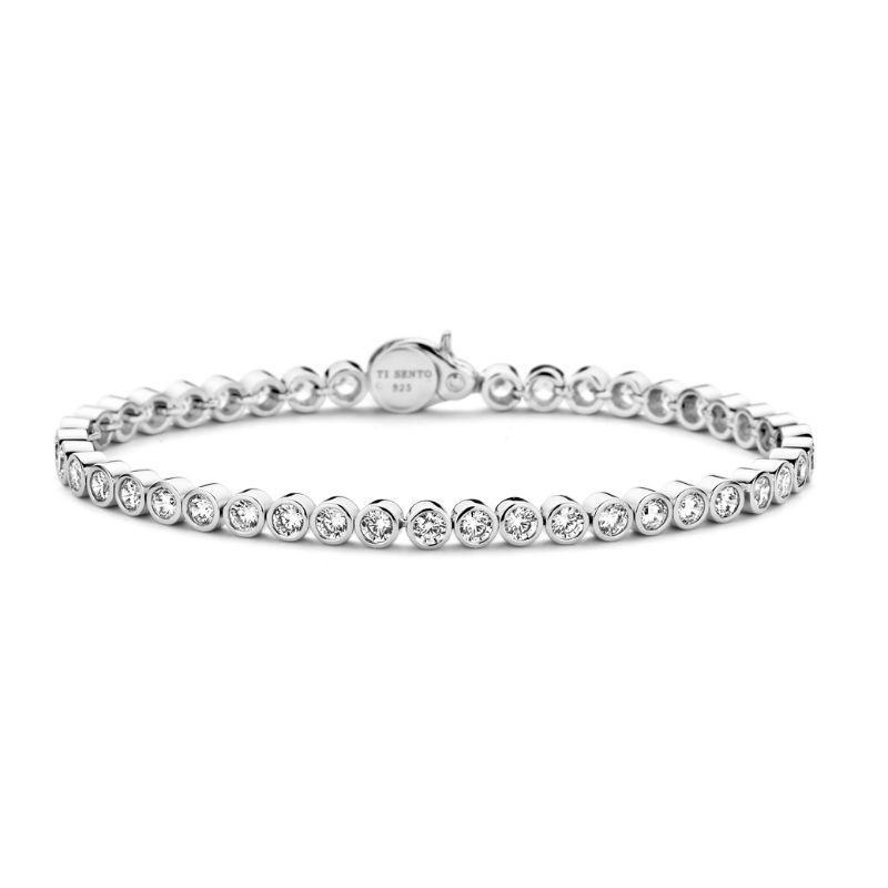 Ti Sento Milano Tennis Zirconia Bracelet