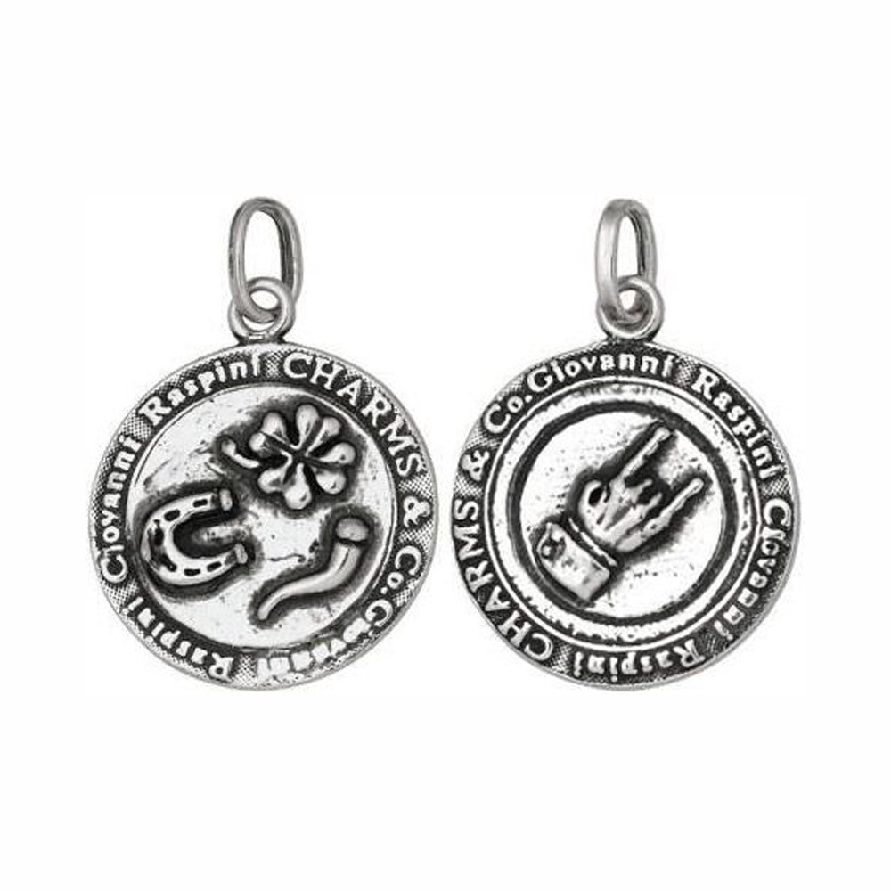 Giovanni Raspini Amulet Charm in 925 Sterling Silver