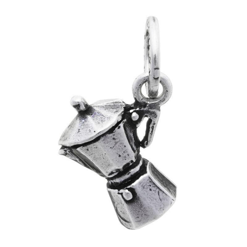 Giovanni Raspini Moka Pot Silver Charm