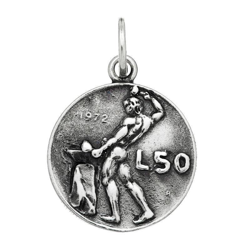 Charm Giovanni Raspini Moneta Da 50 Lire In Argento 925