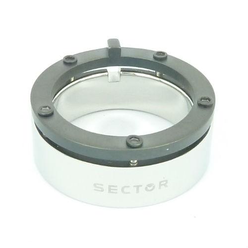 Sector Men's PVD Steel Ring