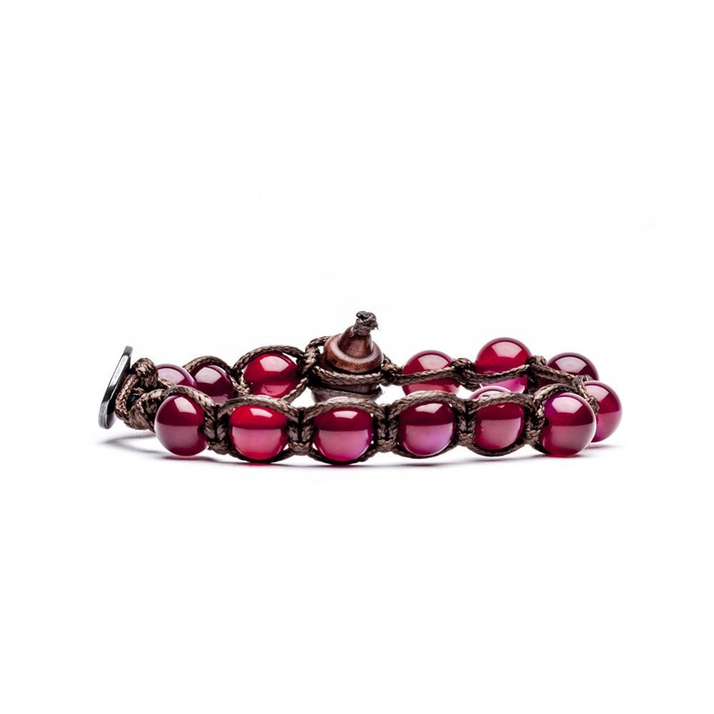 Original Tibetan Tamashii Bracelet With Red Agate