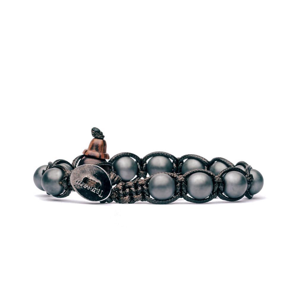 Original Tibetan Tamashii Bracelet With Matt Satin Hematite