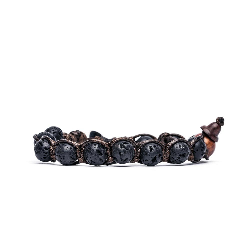 Original Tibetan Tamashii Bracelet With Black Lava